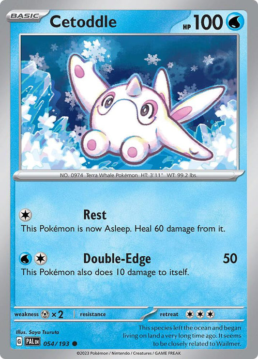 Cetoddle - 054/193 054/193 Common Paldea Evolved Pokémon card
