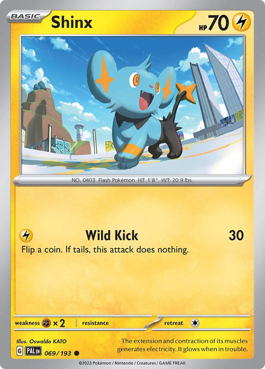 Shinx - 069/193 069/193 Common Paldea Evolved Pokémon card