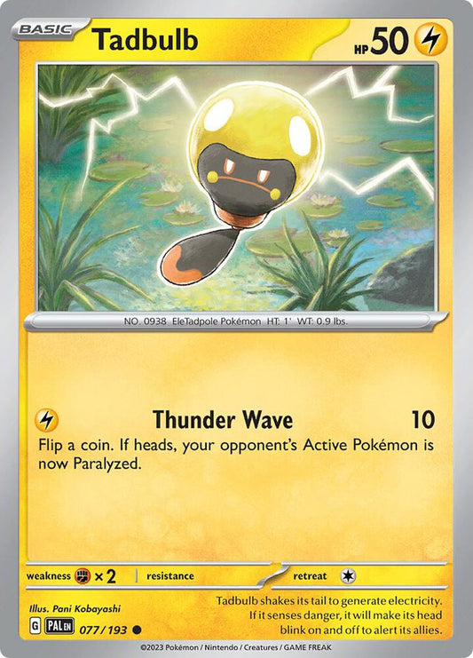 Tadbulb - 077/193 077/193 Common Paldea Evolved Pokémon card
