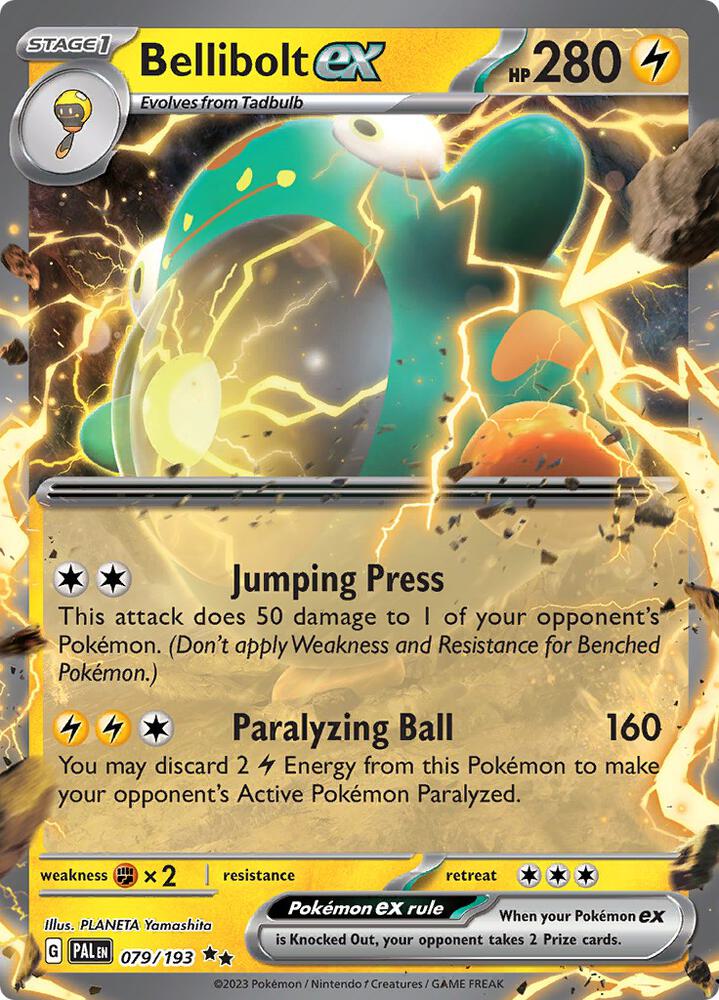 Bellibolt ex - 079/193 Double Rare SV02: Paldea Evolved