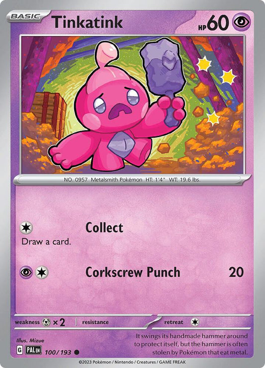 Tinkatink - 100/193 100/193 Common Paldea Evolved Pokémon card