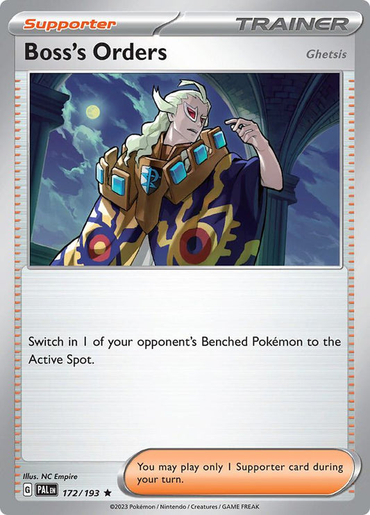 Boss's Orders - 172/193 172/193 Rare Paldea Evolved Pokémon card