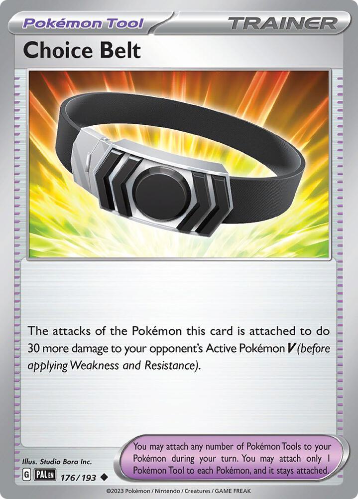 Choice Belt - 176/193 Uncommon SV02: Paldea Evolved