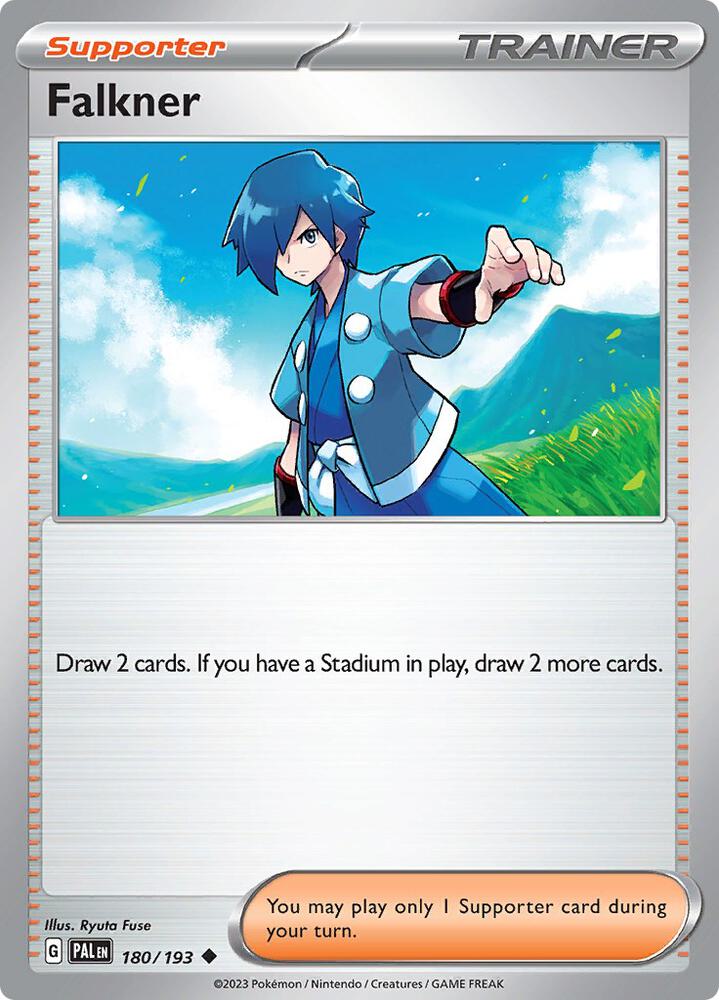 Falkner - 180/193 180/193 Uncommon Paldea Evolved Pokémon card