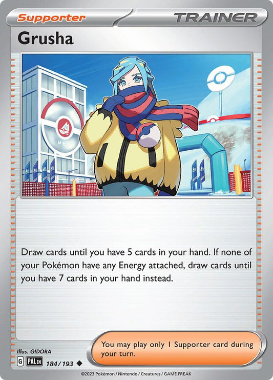 Grusha - 184/193 184/193 Uncommon Paldea Evolved Pokémon card
