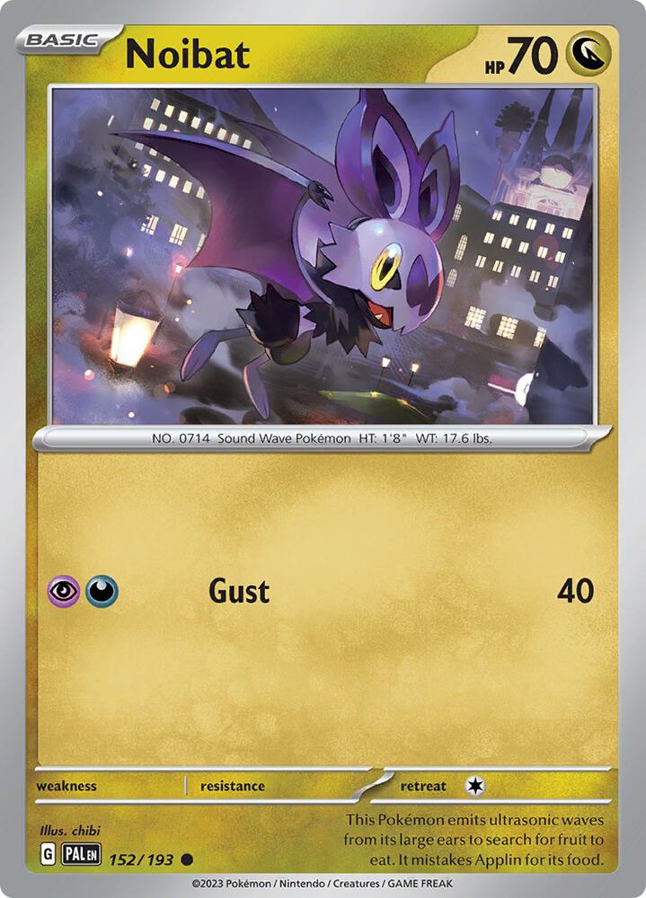 Noibat - 152/193 Common SV02: Paldea Evolved