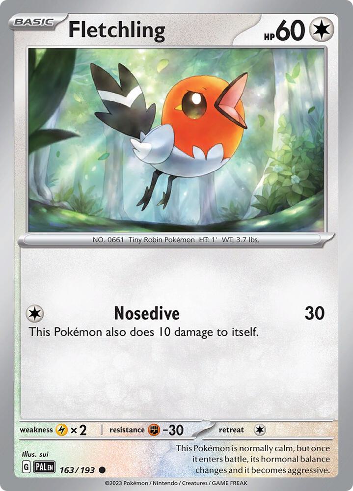 Fletchling - 163/193 Common SV02: Paldea Evolved