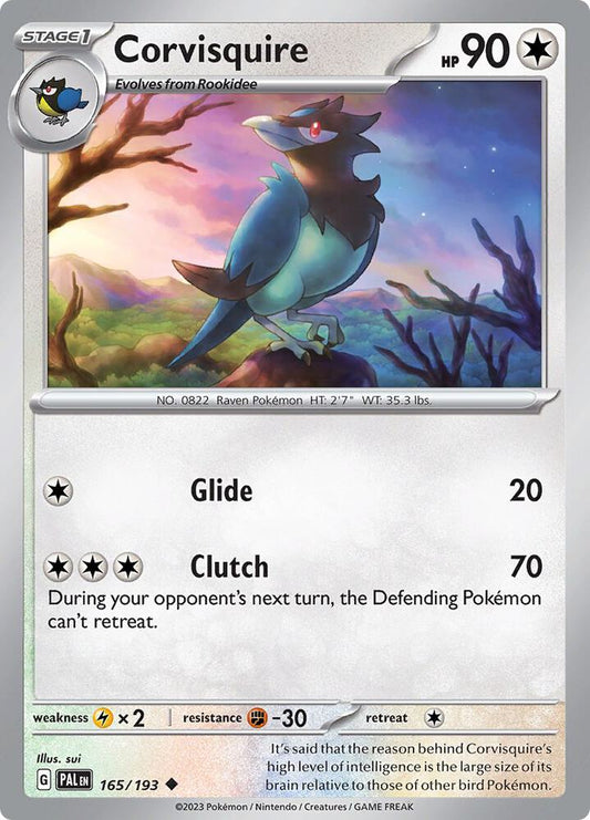 Corvisquire - 165/193 Uncommon SV02: Paldea Evolved