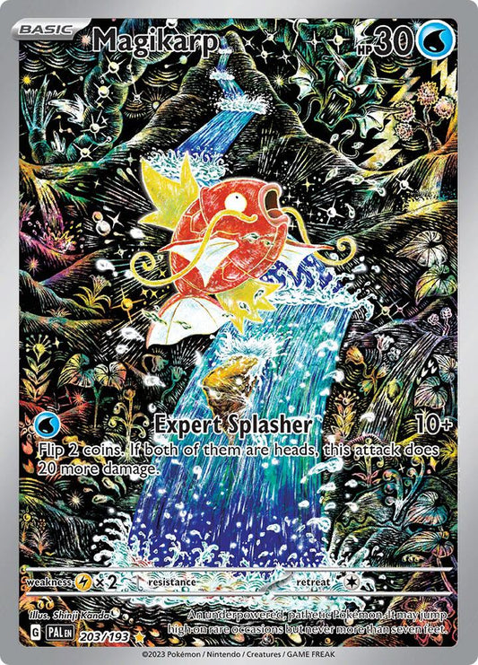 Magikarp - 203/193 203/193 Illustration Rare Paldea Evolved Pokémon card