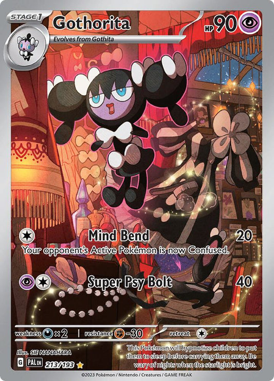 Gothorita - 213/193 213/193 Illustration Rare Paldea Evolved Pokémon card