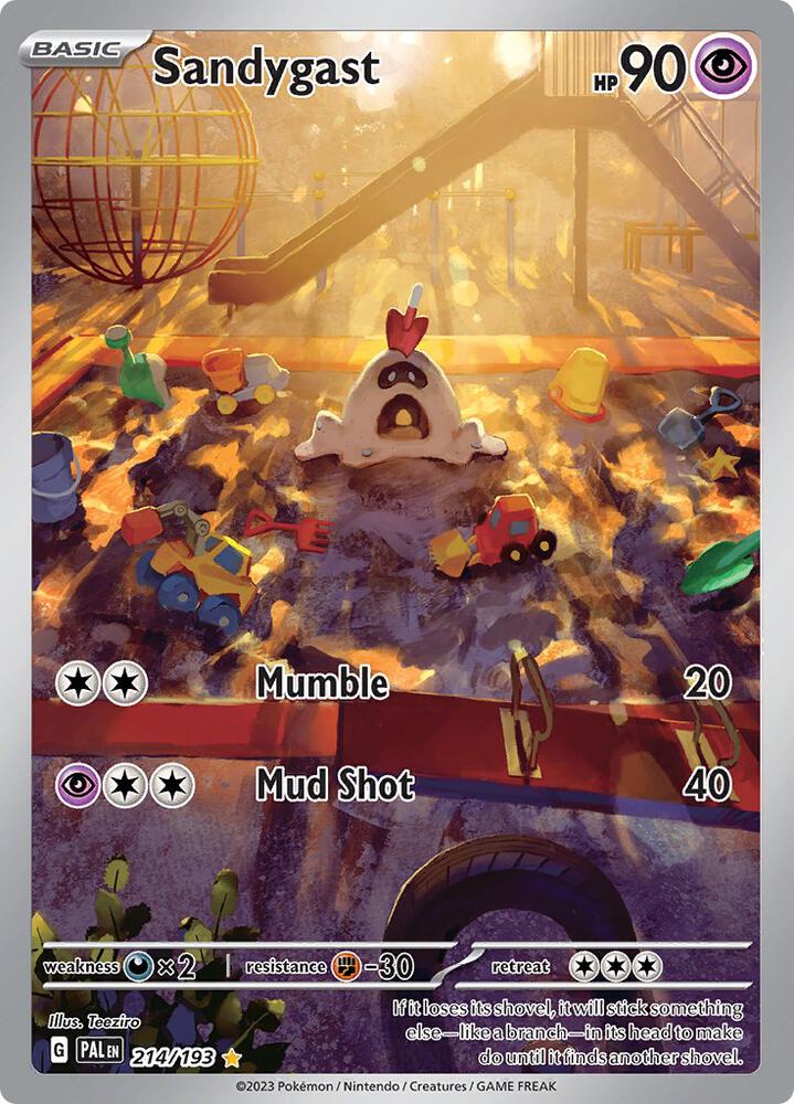 Sandygast - 214/193 Illustration Rare SV02: Paldea Evolved