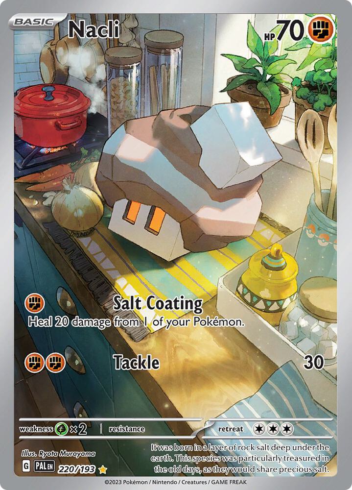 Nacli - 220/193 220/193 Illustration Rare Paldea Evolved Pokémon card