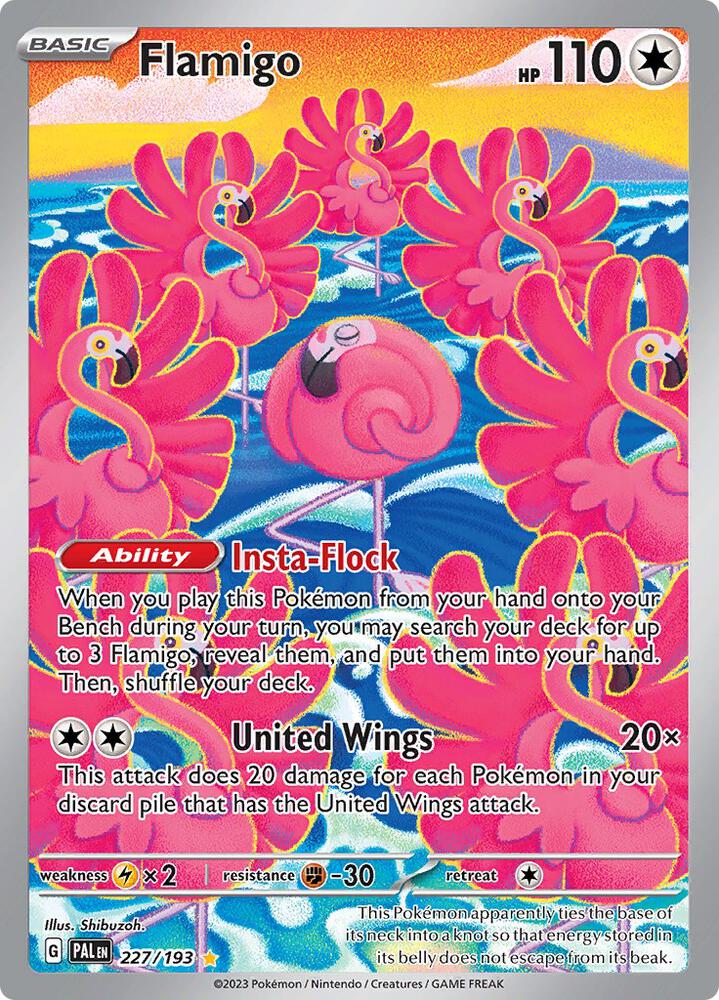 Flamigo - 227/193 Illustration Rare SV02: Paldea Evolved