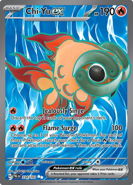Chi-Yu ex - 234/193 234/193 Ultra Rare Paldea Evolved Pokémon card