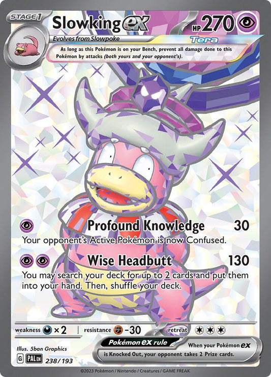 Slowking ex - 238/193 238/193 Ultra Rare Paldea Evolved Pokémon card