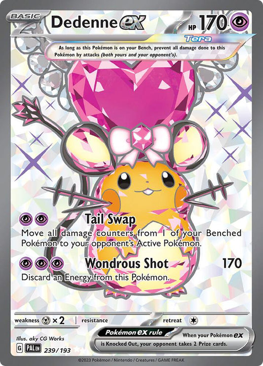 Dedenne ex - 239/193 239/193 Ultra Rare Paldea Evolved Pokémon card