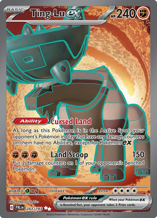 Ting-Lu ex - 243/193 243/193 Ultra Rare Paldea Evolved Pokémon card