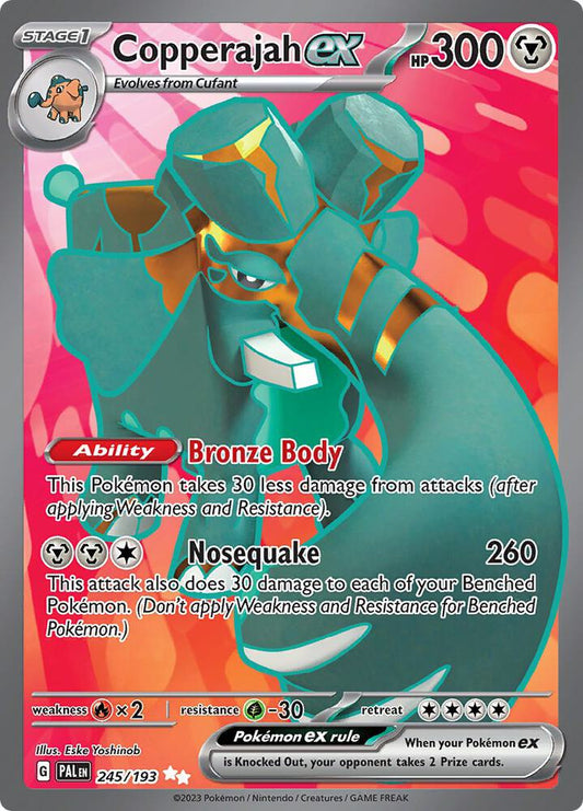 Copperajah ex - 245/193 245/193 Ultra Rare Paldea Evolved Pokémon card