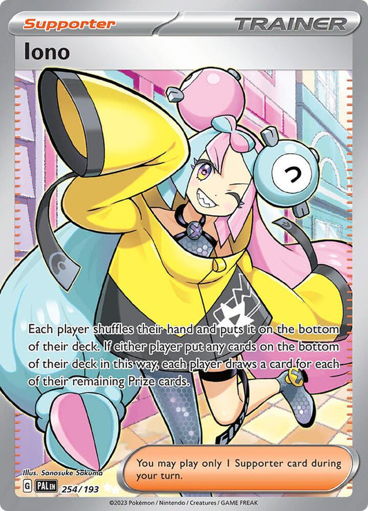 Iono - 254/193 254/193 Ultra Rare Paldea Evolved Pokémon card