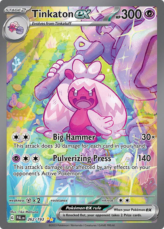 Tinkaton ex - 262/193 262/193 Special Illustration Rare Paldea Evolved Pokémon card