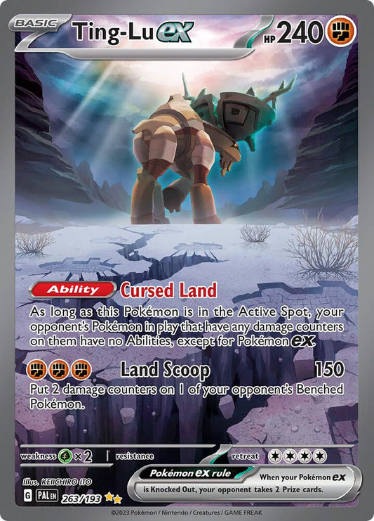 Ting-Lu ex - 263/193 263/193 Special Illustration Rare Paldea Evolved Pokémon card