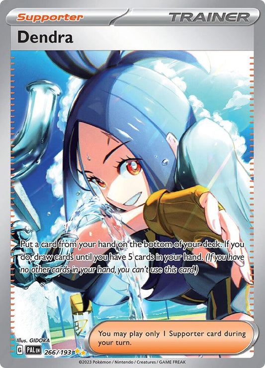 Dendra - 266/193 266/193 Special Illustration Rare Paldea Evolved Pokémon card