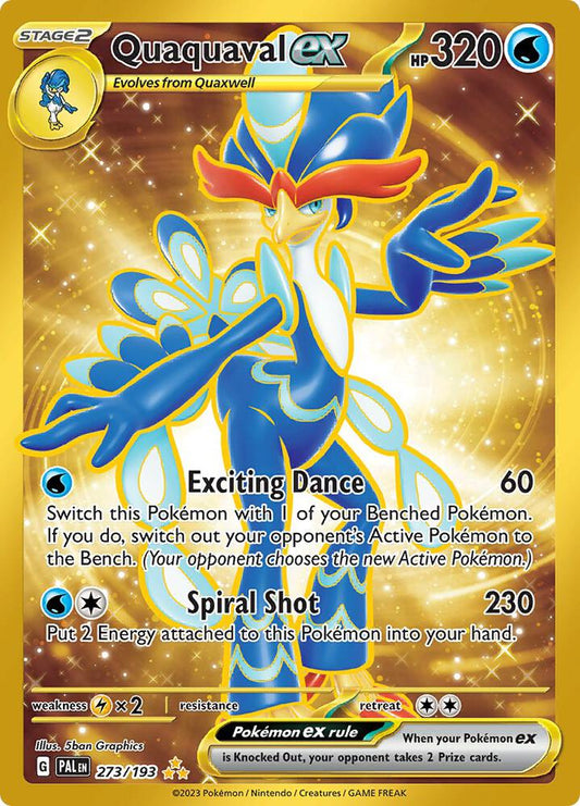 Quaquaval ex - 273/193 273/193 Hyper Rare Paldea Evolved Pokémon card