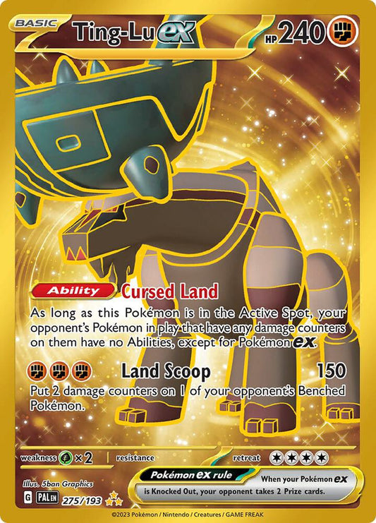 Ting-Lu ex - 275/193 275/193 Hyper Rare Paldea Evolved Pokémon card