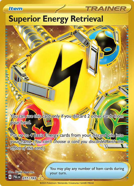 Superior Energy Retrieval - 277/193 277/193 Hyper Rare Paldea Evolved Pokémon card