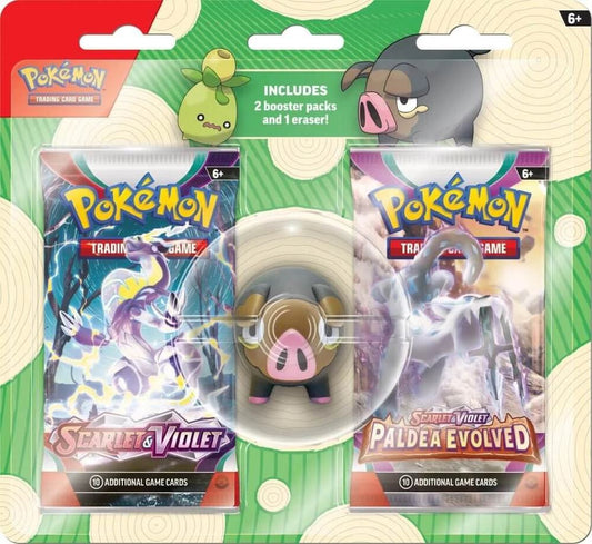 Pokemon TCG: Back to School Eraser Blister [Lechonk] Miscellaneous Cards & Products Pokémon card
