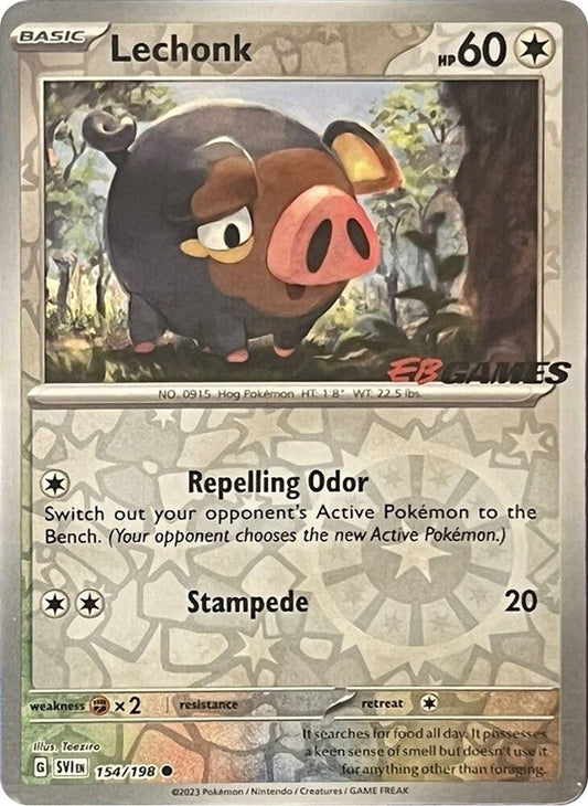 Lechonk - 154/198 (EB Games Promo) 154/198 Promo Miscellaneous Cards & Products Pokémon card