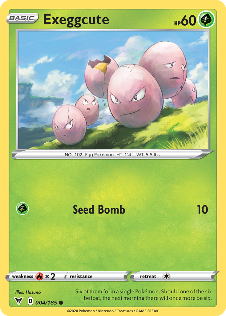 Exeggcute 004/185 Common Vivid Voltage