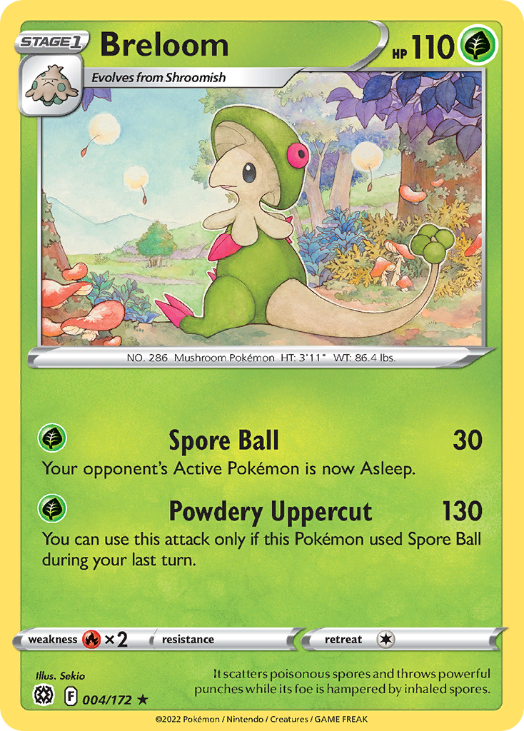 Breloom 004/172 Rare Brilliant Stars