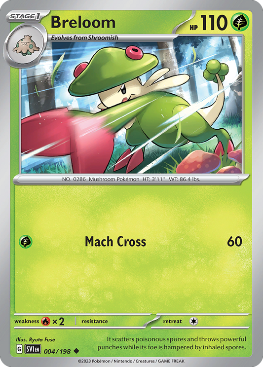 Breloom 004/198 Uncommon Scarlet & Violet