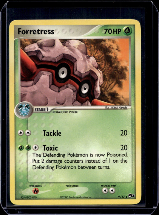 Forretress POP Series 3 #009/017 Normal Pokémon Card (front)