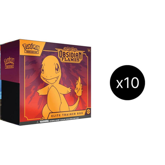 Obsidian Flames Elite Trainer Box Case - SV03: Obsidian Flames