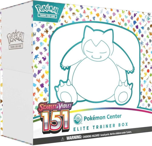 151 Pokemon Center Elite Trainer Box (Exclusive) Scarlet & Violet 151 Pokémon card