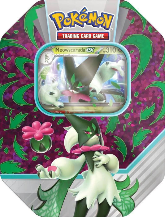 Paldea Partners Tin [Meowscarada ex] [International Edition] Miscellaneous Cards & Products Pokémon card