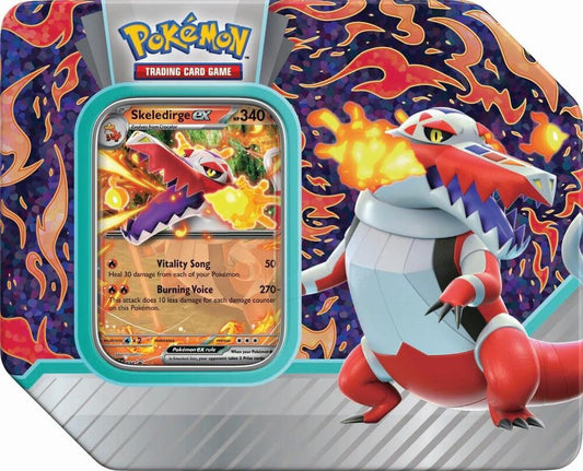 Paldea Partners Tin [Skeledirge ex] Miscellaneous Cards & Products Pokémon card