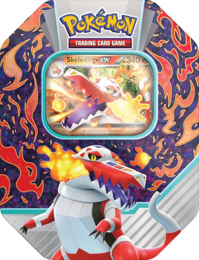 Paldea Partners Tin [Skeledirge ex] [International Edition] Miscellaneous Cards & Products Pokémon card