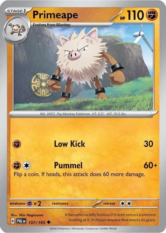 Primeape - 107/193 (Cosmos Holo) 107/193 Uncommon Miscellaneous Cards & Products Pokémon card
