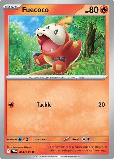 Fuecoco - 034/193 (Summer 2023 Collector Chest) 034/193 Common Miscellaneous Cards & Products Pokémon card
