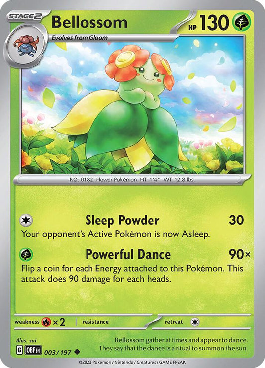 Bellossom - 003/197 Uncommon SV03: Obsidian Flames
