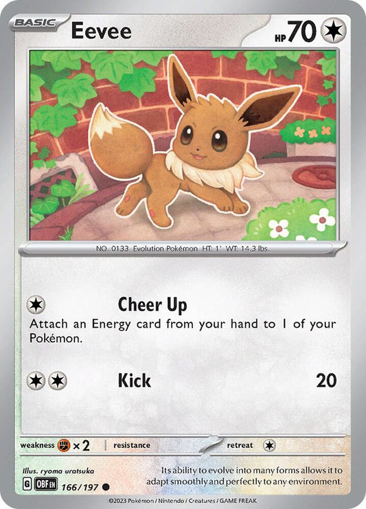 Eevee - 166/197 Common SV03: Obsidian Flames