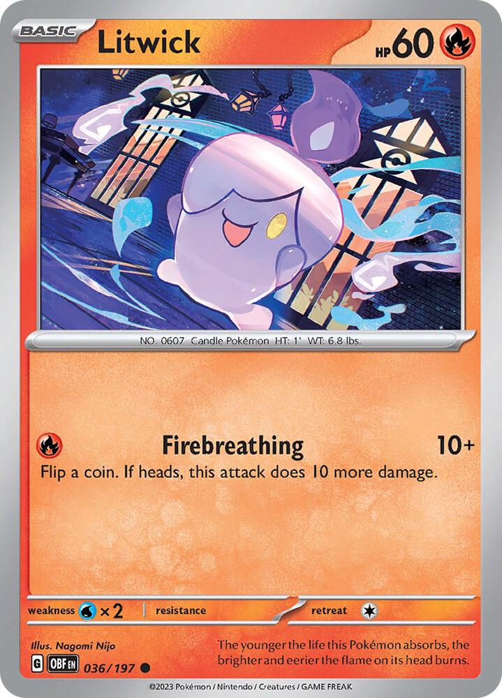 Litwick - 036/197 Common SV03: Obsidian Flames