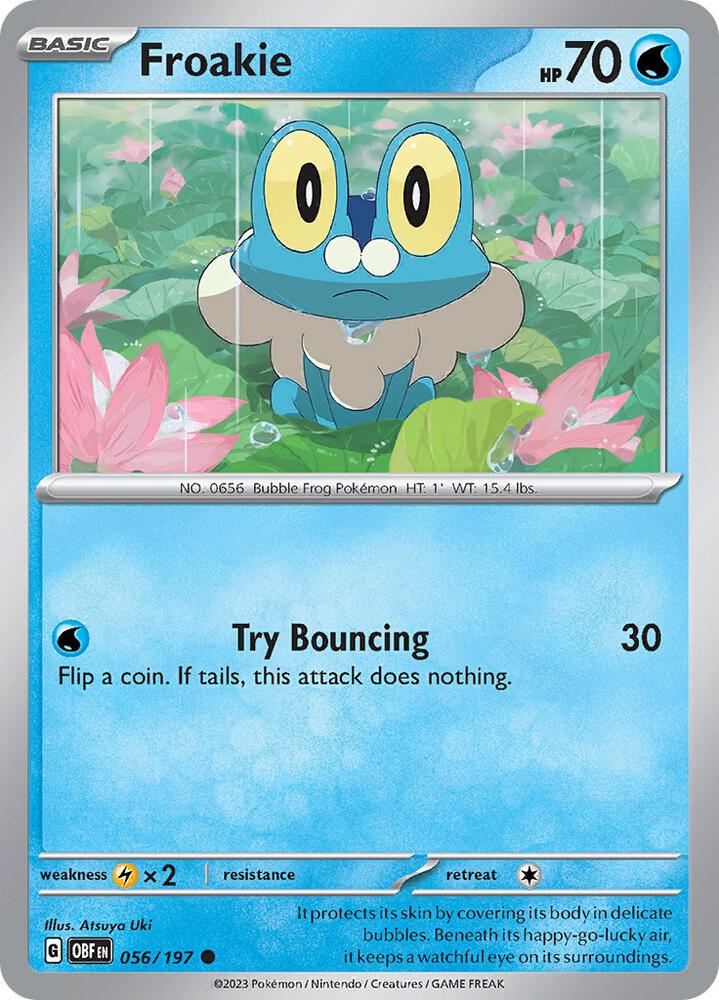 Froakie - 056/197 Common SV03: Obsidian Flames