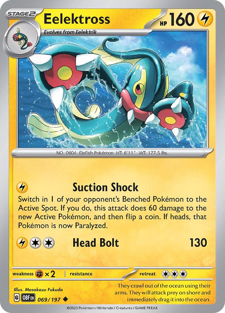 Eelektross - 069/197 Uncommon SV03: Obsidian Flames