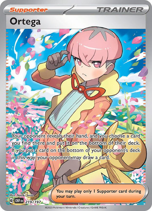 Ortega - 219/197 Ultra Rare SV03: Obsidian Flames