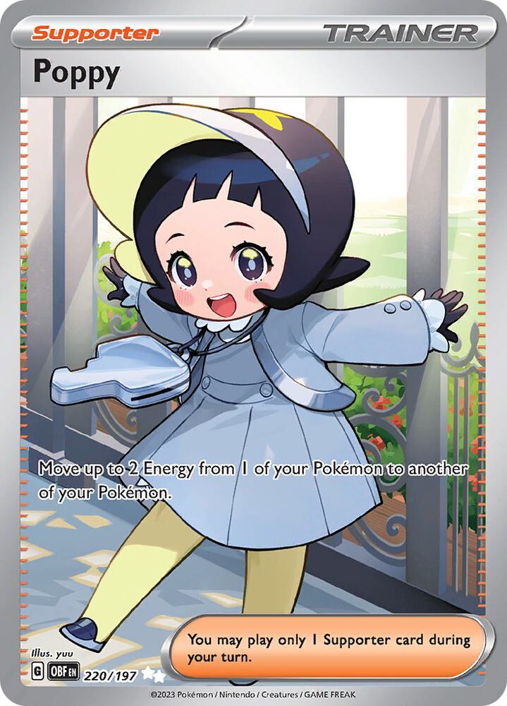 Poppy - 220/197 Ultra Rare SV03: Obsidian Flames