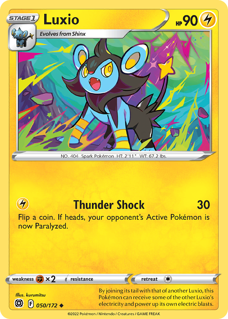 Luxio 050/172 Uncommon Brilliant Stars